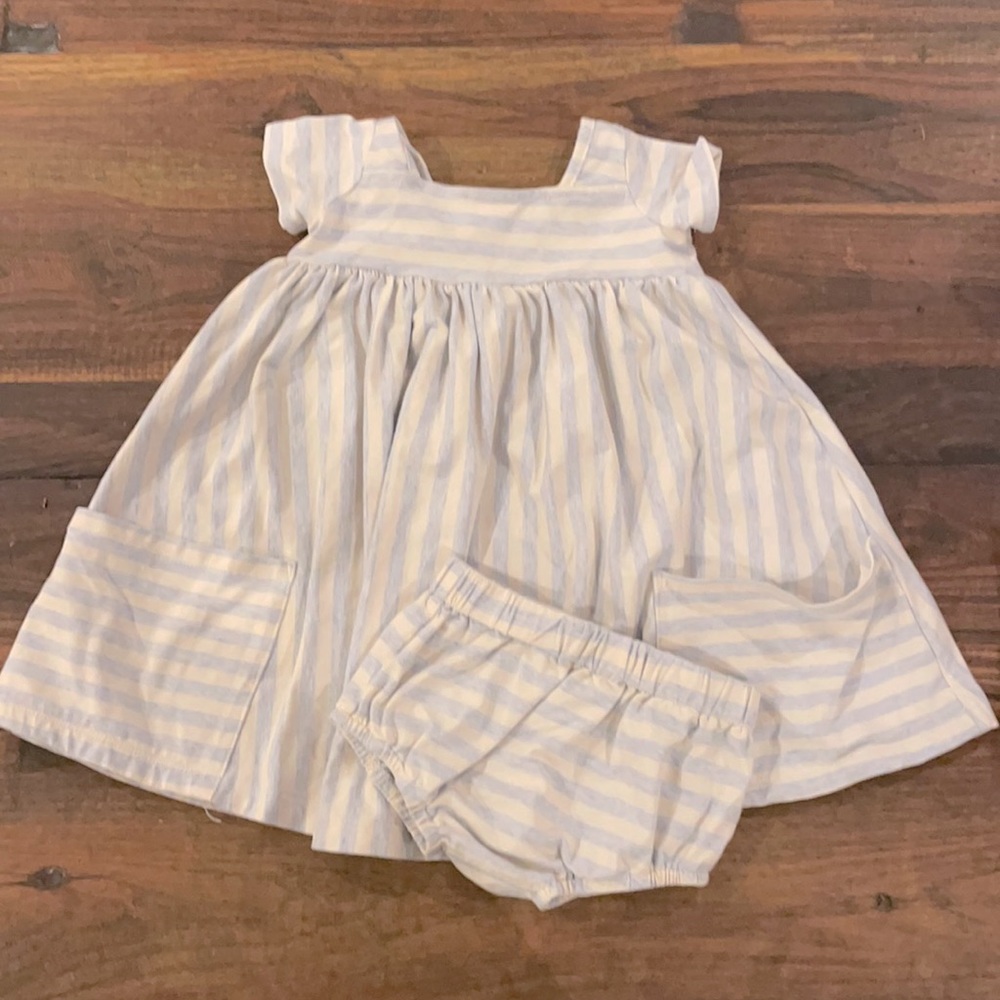 Striped super soft matching set